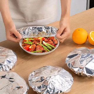 درپوش غذا مدل آلومینیومی بسته ۱۰ عددی
