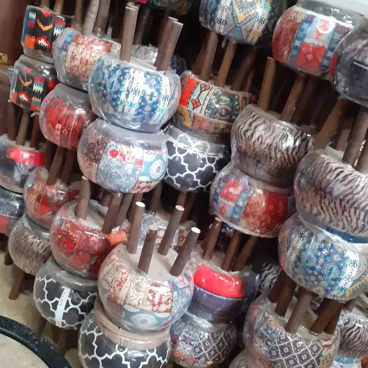 پاف پایه دار، پاف تپل مراکشی